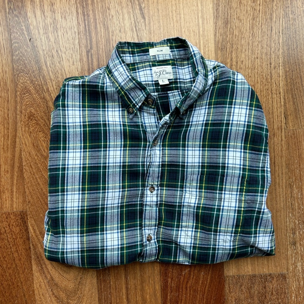 J. Crew Slim Brushed Twill Shirt